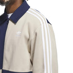 adidas - Veste d'entraîneur en polaire Originals Blocked pour homme (IL4667)