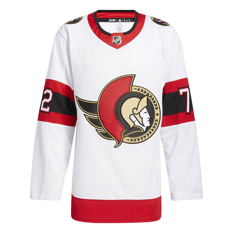 adidas Men s Ottawa Senators Authentic Thomas Chabot Away Jersey HZ SVP Sports