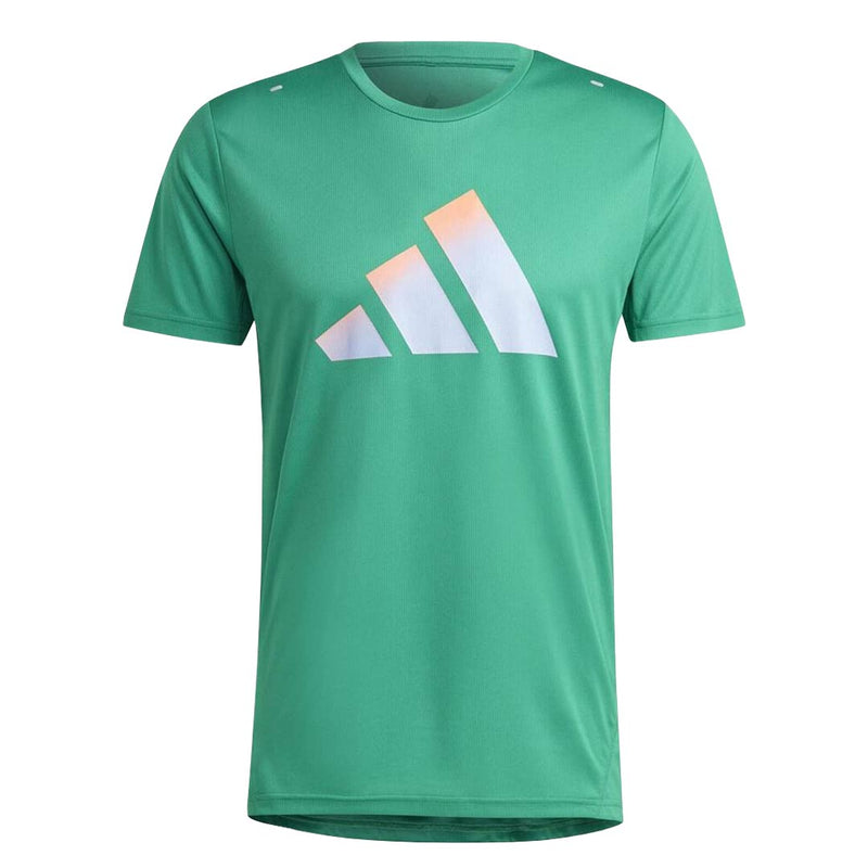 adidas - T-shirt à manches courtes Run Icons 3 Bar pour hommes (HR3245)