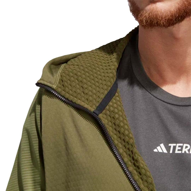 adidas - Veste de randonnée Terrex Tech Flooce pour homme (HU1848)