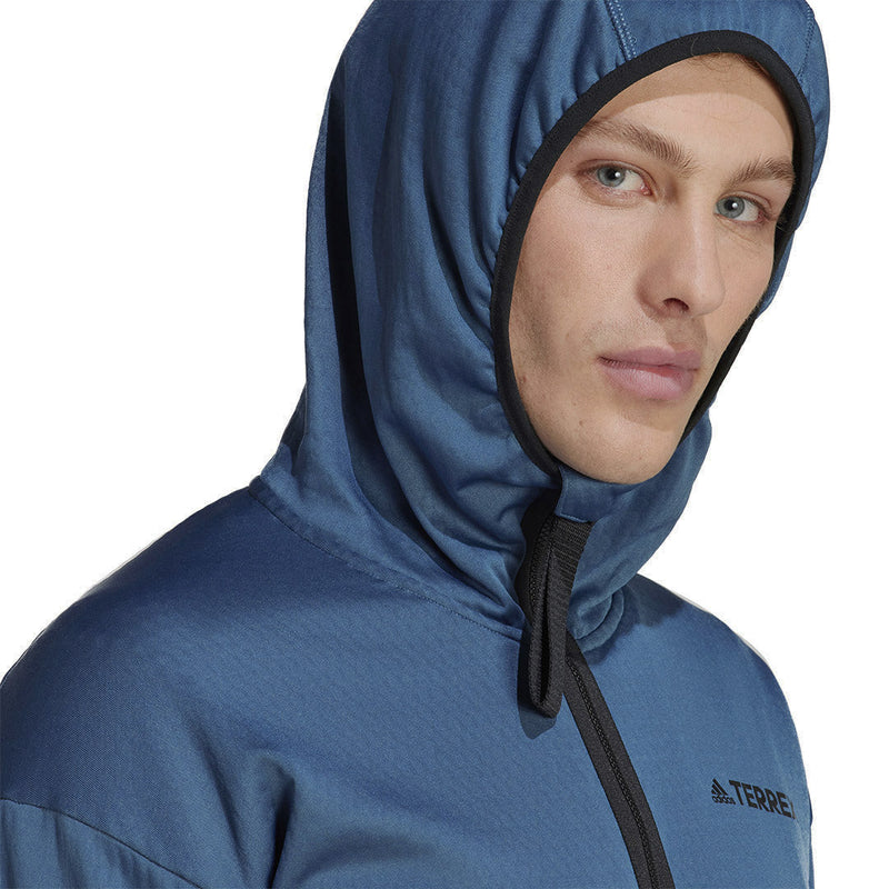 adidas - Veste de randonnée à capuche Terrex Tech Light pour homme (HT2008)