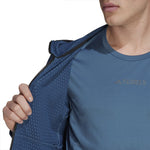 adidas - Veste de randonnée à capuche Terrex Tech Light pour homme (HT2008)