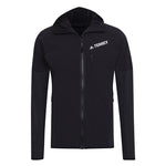 adidas - Veste coupe-vent à capuche Terrex Techrock Flooce pour homme (HF0726)