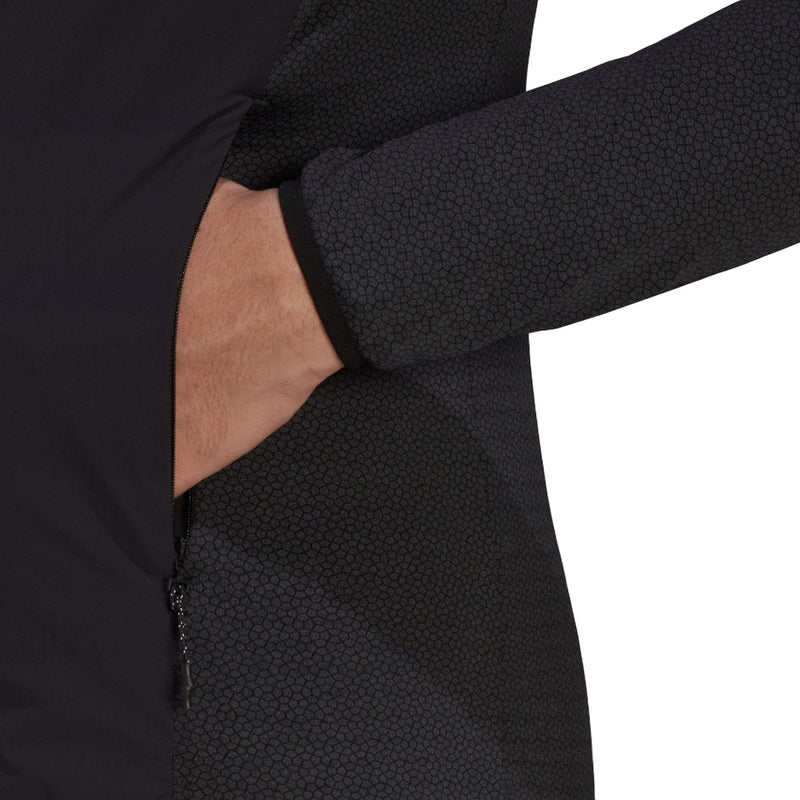 adidas - Veste coupe-vent à capuche Terrex Techrock Flooce pour homme (HF0726)