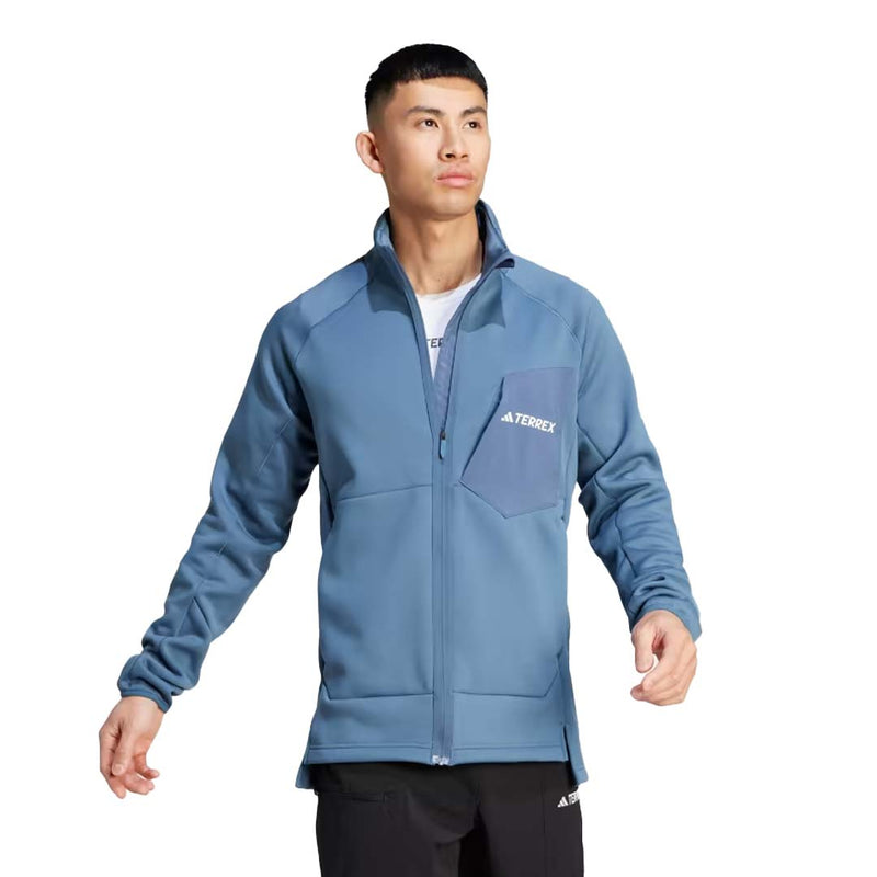 adidas - Veste polaire zippée Terrex Xperior Medium pour homme (IB1838)