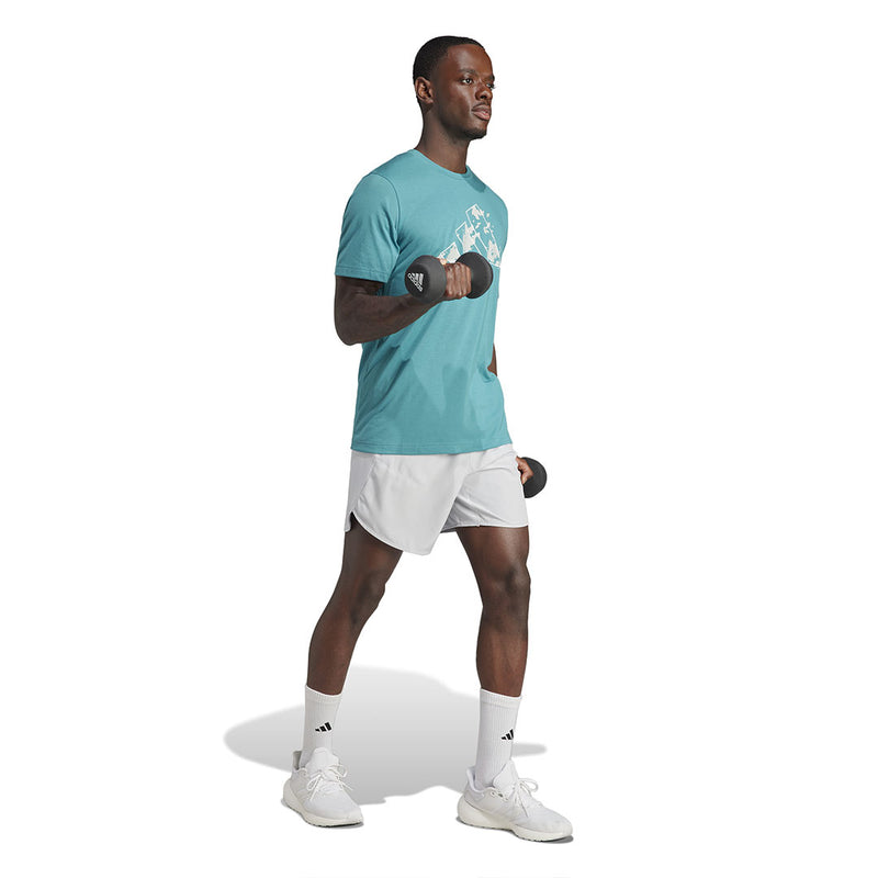 adidas - T-shirt graphique saisonnier Train Essentials pour hommes (HZ3114)