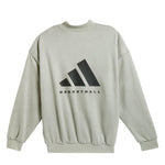 adidas - Sweat-shirt ras du cou en daim M Basketball (IN7698)