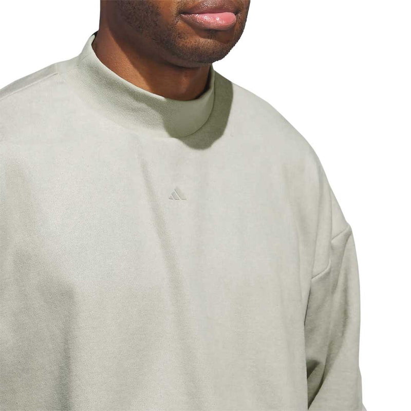 adidas - Sweat-shirt ras du cou en daim M Basketball (IN7698)