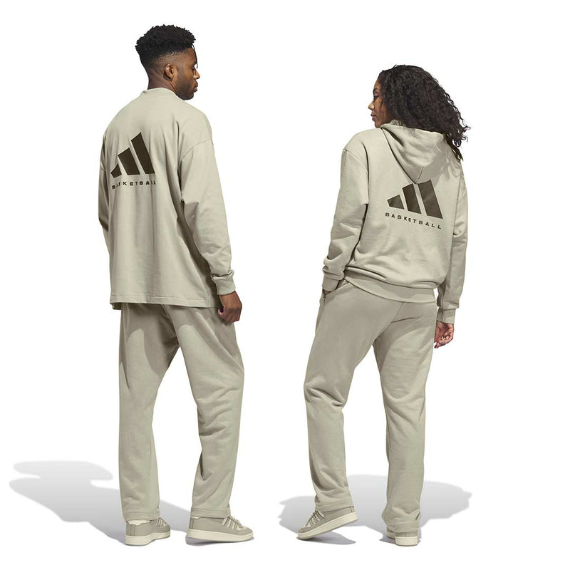 adidas - Pantalon de basketball unisexe en daim (IN7710)