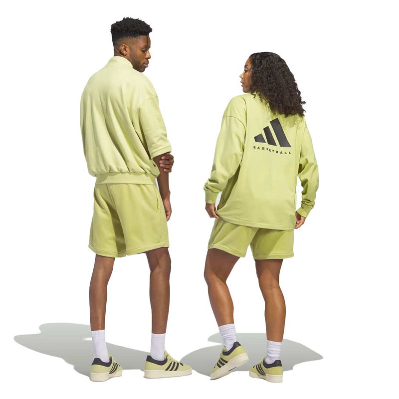 adidas - Short de basket-ball unisexe en daim (IN7700)