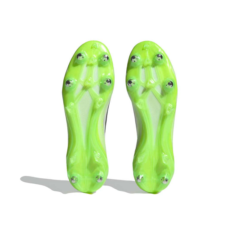 adidas - Chaussures de football unisexes X Crazyfast.1 sans lacets pour terrain souple (IE6637)