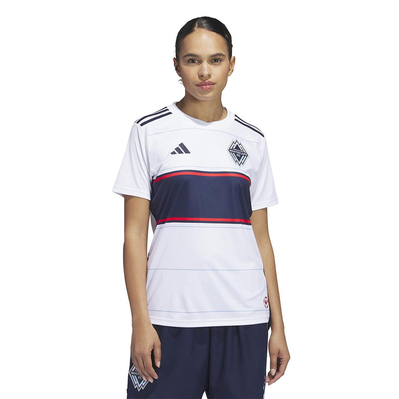 adidas - Maillot domicile Vancouver Whitecaps FC 2023/2024 pour femme (HU1388)