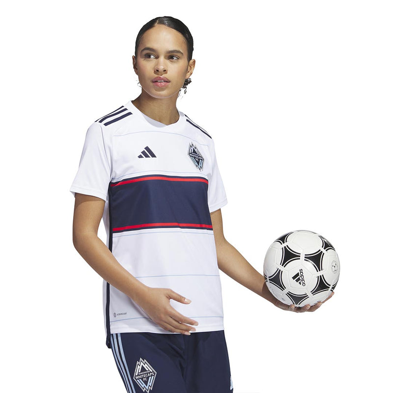 adidas - Maillot domicile Vancouver Whitecaps FC 2023/2024 pour femme (HU1388)