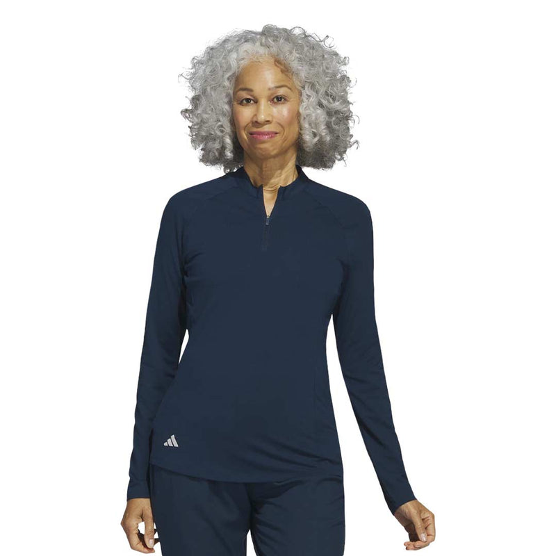 adidas - Women's 1/4 Zip Long Sleeve Polo (HY3974) – SVP Sports