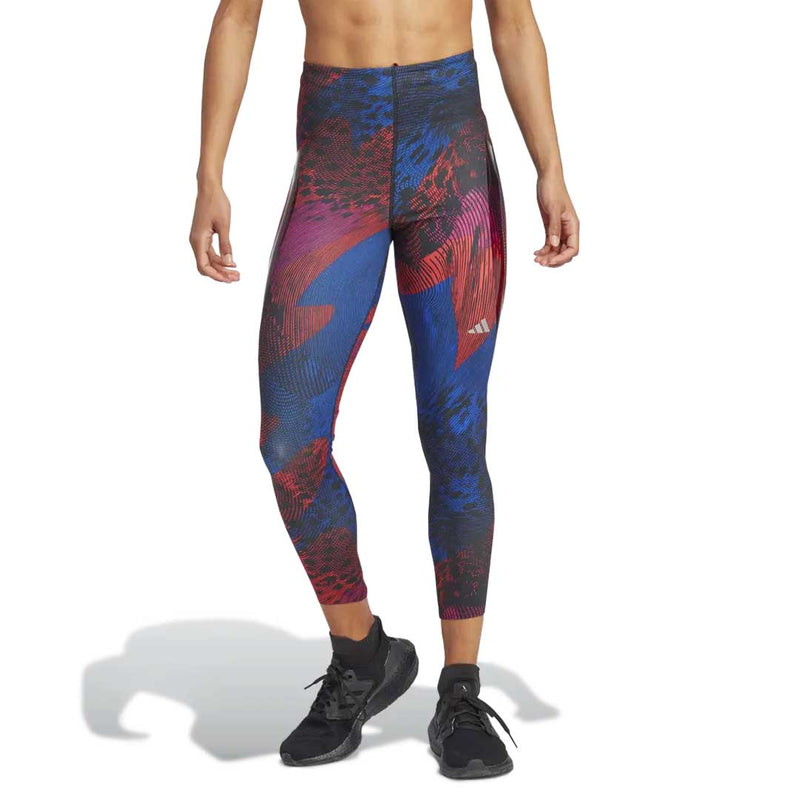 adidas - Women's Adizero Running Allover Print 7/8 Leggings (HS5433)