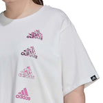 adidas - T-shirt court à imprimé Aeroready pour femme (grande taille) (HM1288)