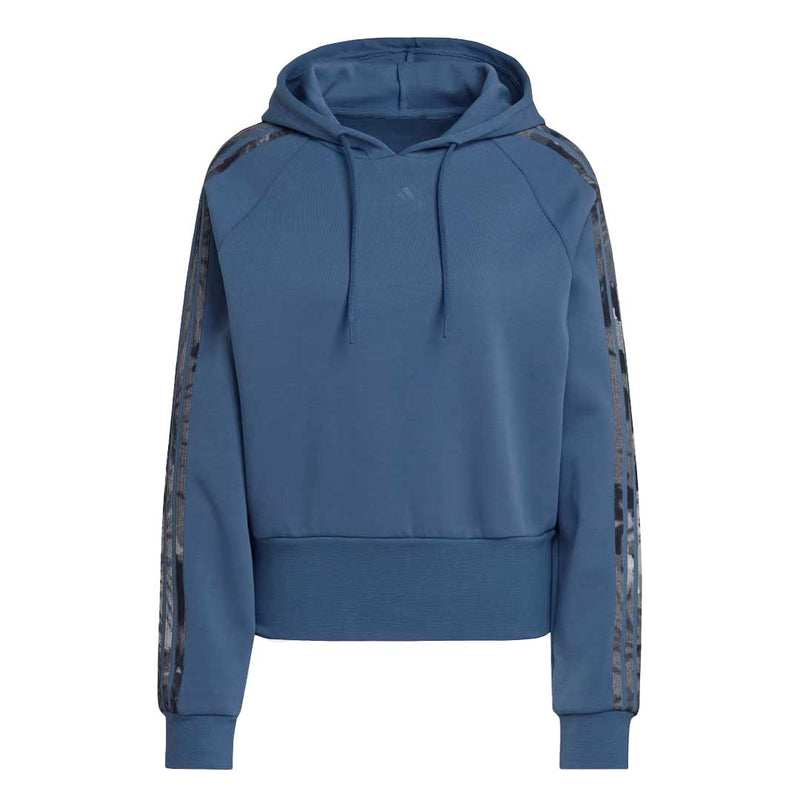 adidas - Sweat à capuche imprimé intégral pour femme (HP0792)