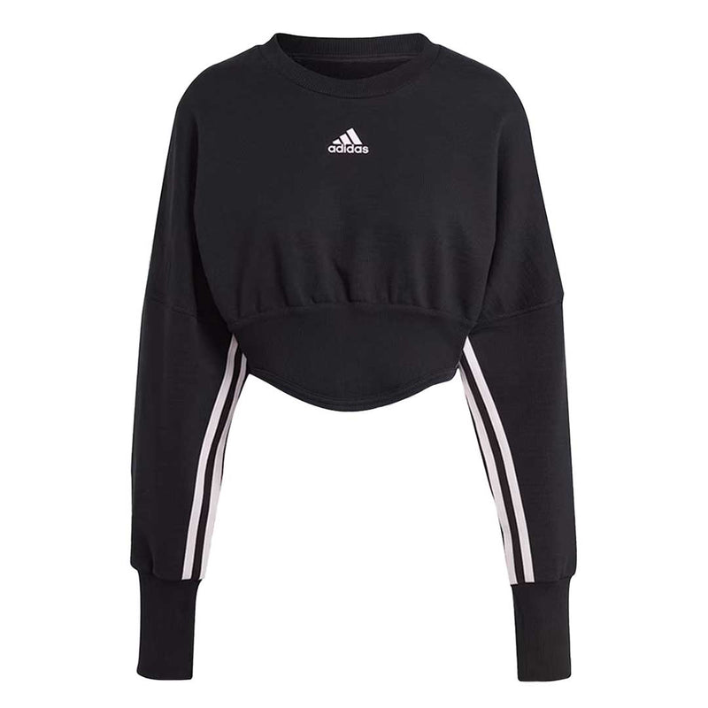 adidas - Sweat-shirt de danse à 3 bandes pour femme, inspiré du corset (IB4749)