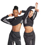 adidas - Sweat-shirt de danse à 3 bandes pour femme, inspiré du corset (IB4749)