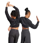 adidas - Sweat-shirt de danse à 3 bandes pour femme, inspiré du corset (IB4749)