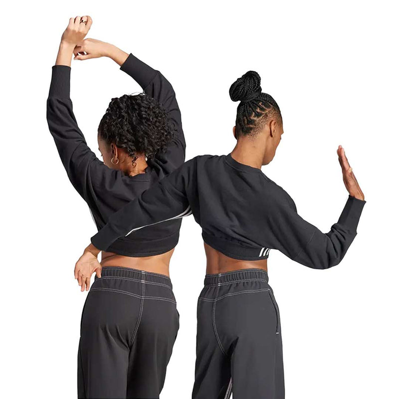 adidas - Sweat-shirt de danse à 3 bandes pour femme, inspiré du corset (IB4749)