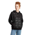 adidas - Sweat à capuche en polaire monogramme en relief pour femme (IM2586)