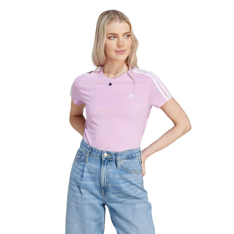 adidas - Women's Essentials Slim 3-Stripes T-Shirt (IM2795)