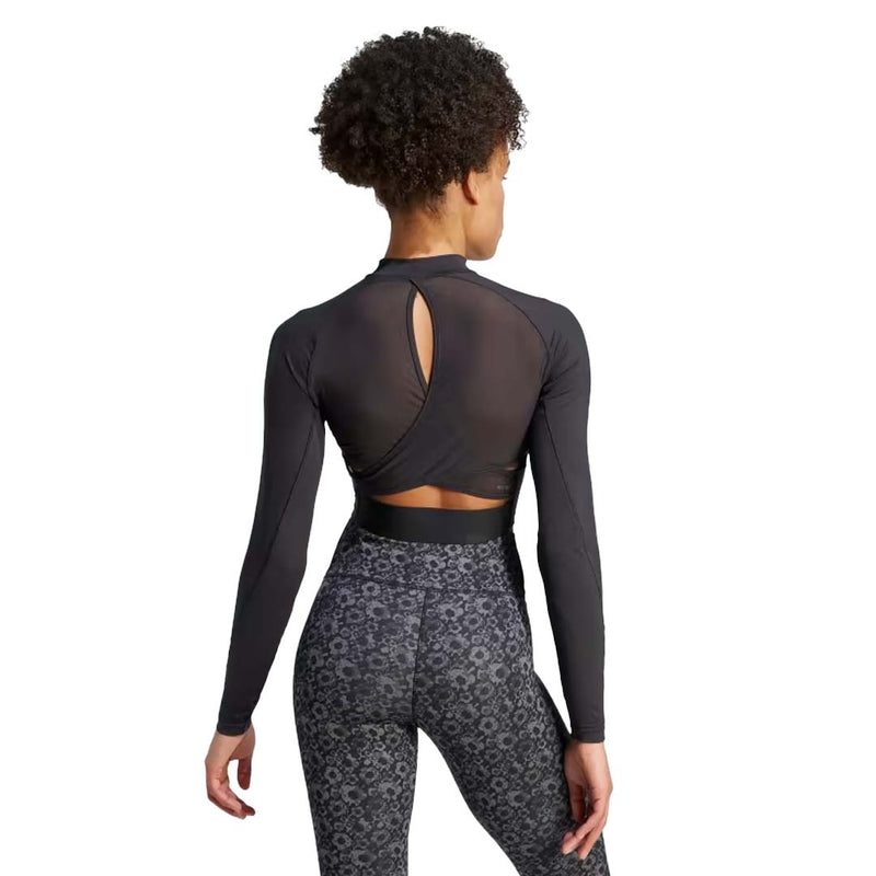 adidas - T-shirt court à manches longues HIIT Heat.Rdy pour femme (HY3220)