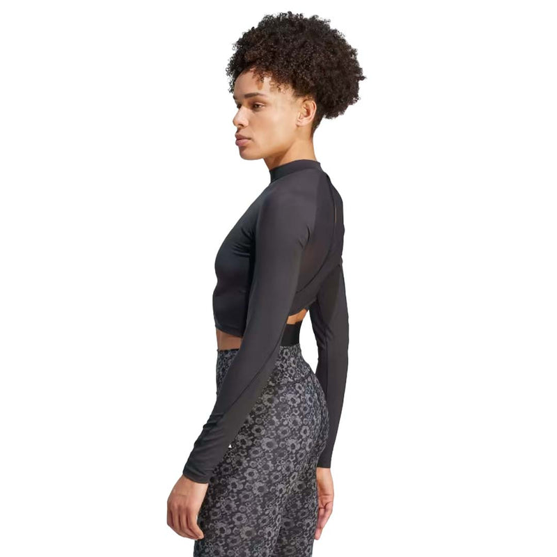 adidas - T-shirt court à manches longues HIIT Heat.Rdy pour femme (HY3220)