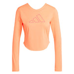 adidas - T-shirt d'entraînement à manches longues Hyperbright pour femme (IL6617)