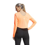 adidas - T-shirt d'entraînement à manches longues Hyperbright pour femme (IL6617)