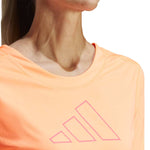 adidas - T-shirt d'entraînement à manches longues Hyperbright pour femme (IL6617)
