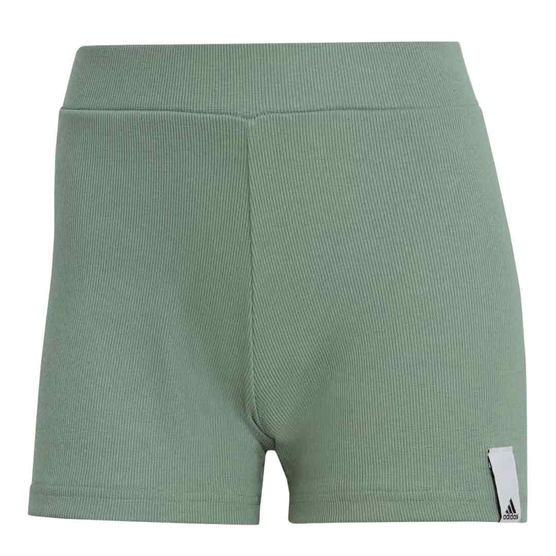adidas - Women's Lounge Low Rise Ribbed Shorts (IC8759)