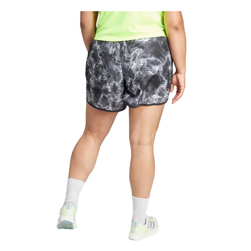 adidas - Women's Marathon 20 Allover Print 4 Inch Shorts (IL1665-4IN)