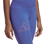 adidas - Collant d'entraînement taille haute 7/8 Optime Hyperbright pour femme (IL6625)