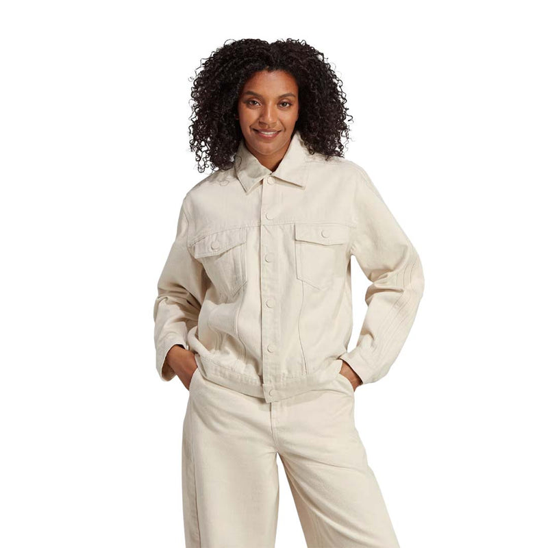 adidas - Veste en jean Originals X Kseniaschnaider pour femme (IJ6624)