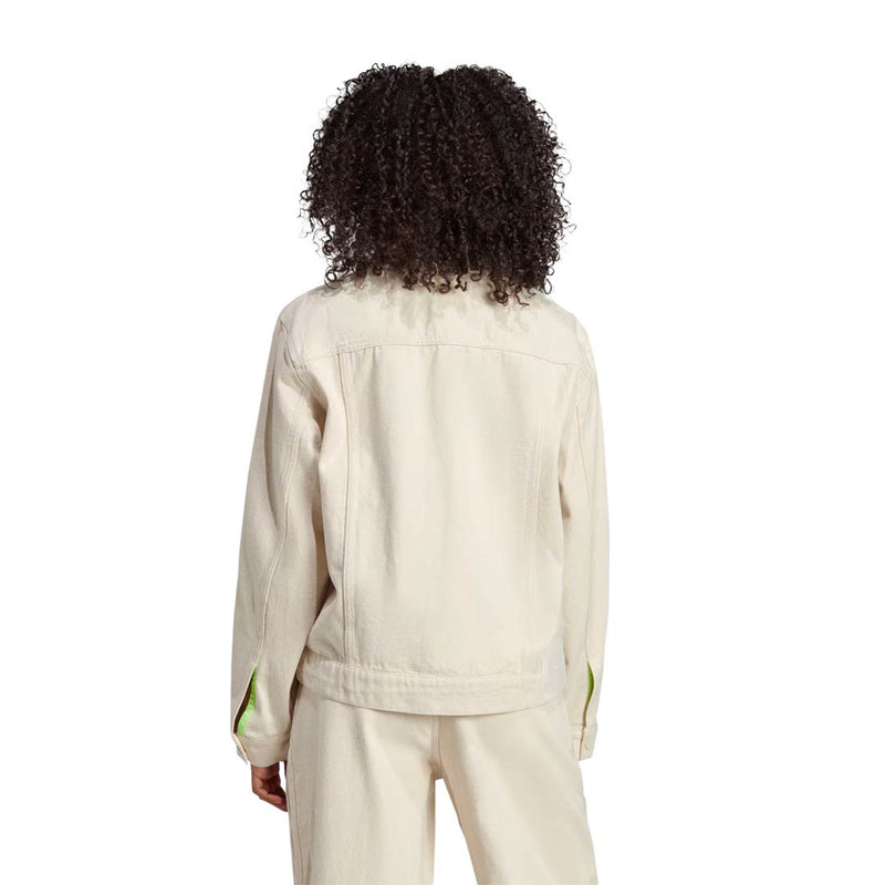 adidas - Veste en jean Originals X Kseniaschnaider pour femme (IJ6624)