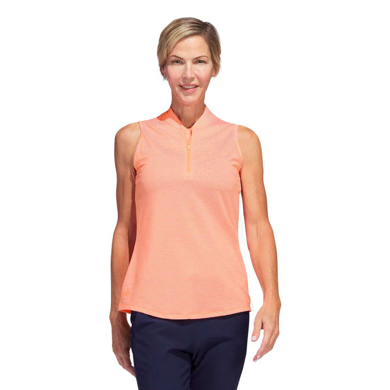 adidas - Women's Ottoman Printed Sleeveless Polo (HT1247)