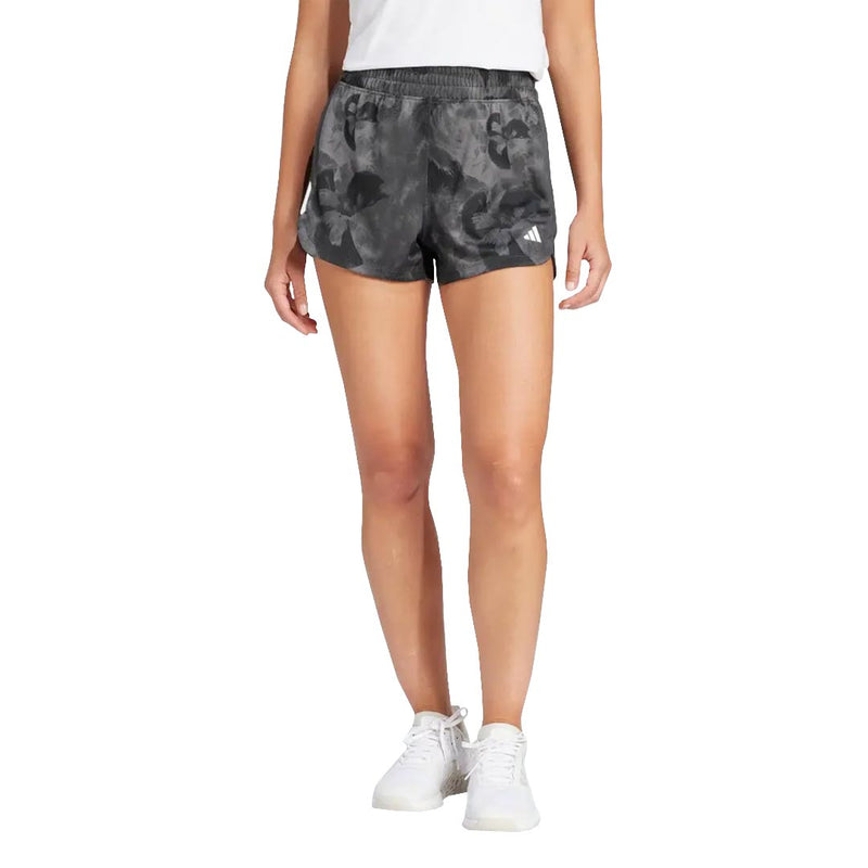 adidas - Women's Pacer Essentials AOP Flower Tie-Die Knit Shorts