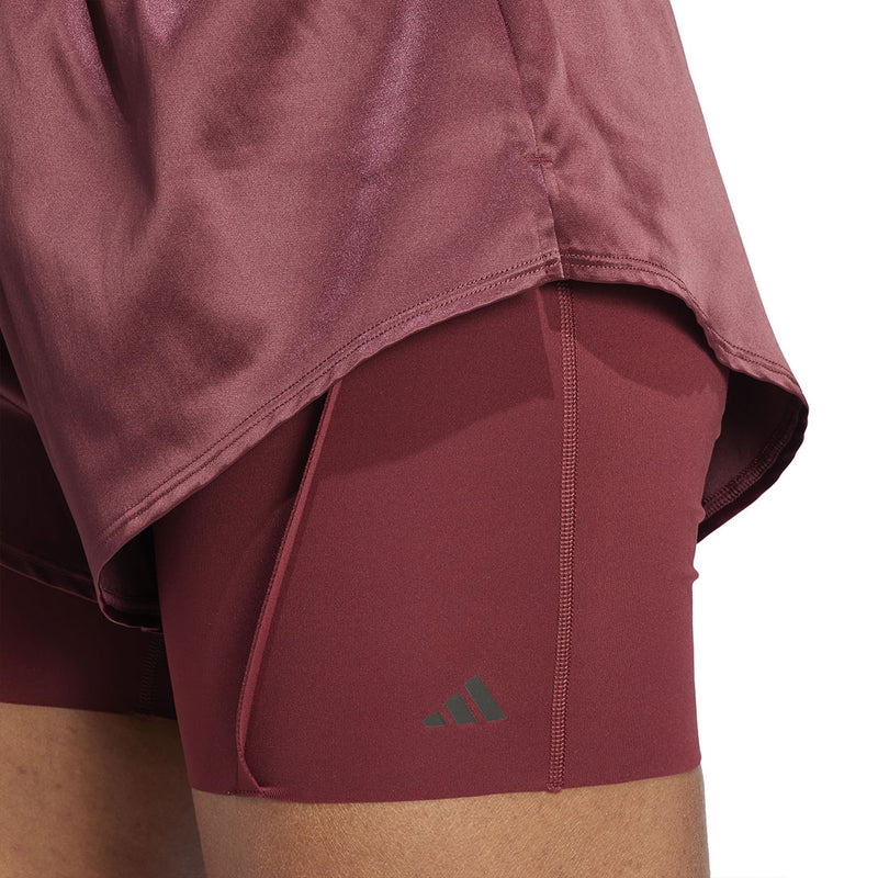 adidas - Short Power AEROREADY 2 en 1 pour femme (IL9448)