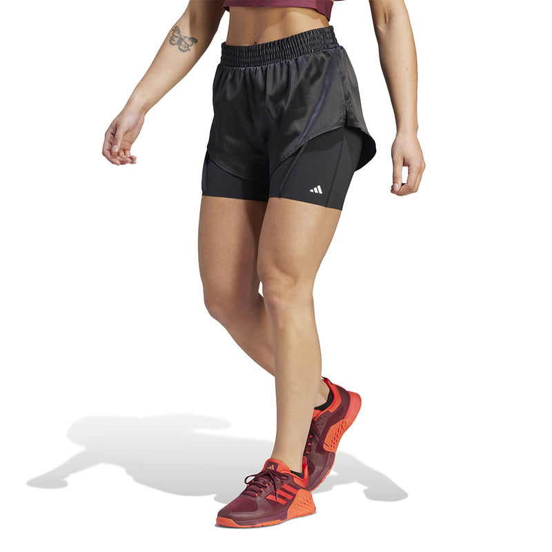 adidas - Short Power AEROREADY 2 en 1 pour femme (IL9449)