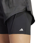 adidas - Short Power AEROREADY 2 en 1 pour femme (IL9449)