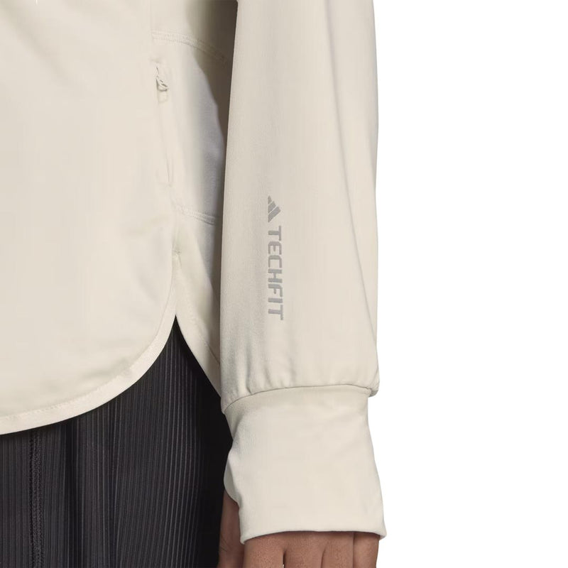 adidas - Haut d'entraînement Techfit Aeroready Warm 1/4 Zip pour femme (HI3368)