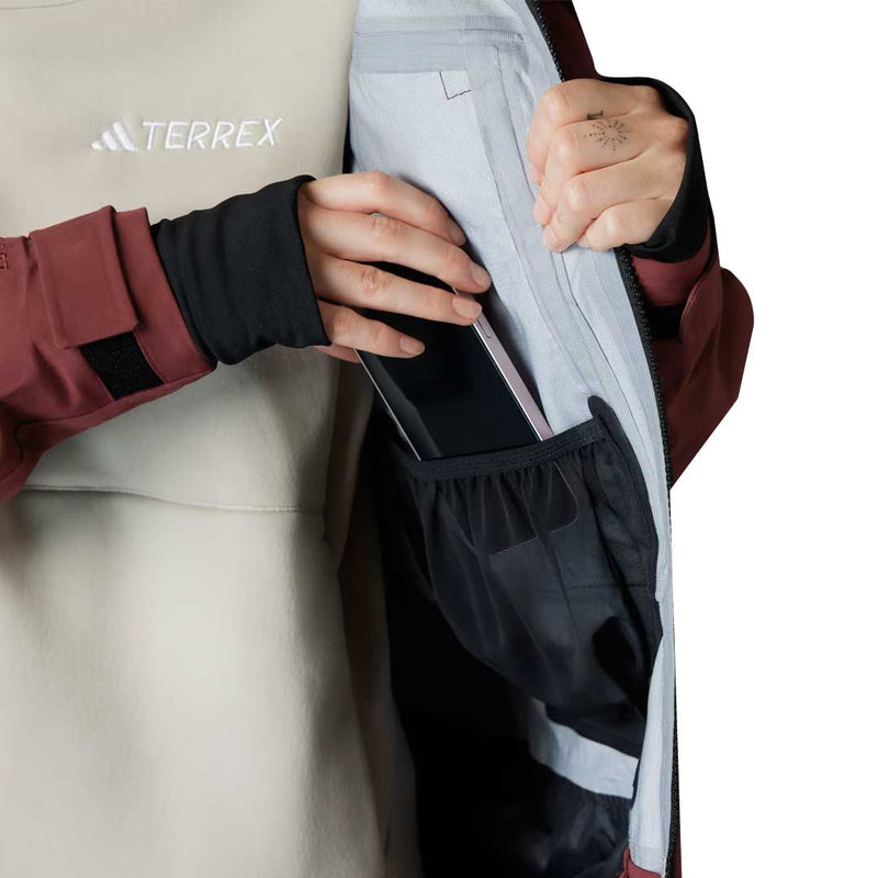 adidas - Veste imperméable Terrex Techrock 3L pour femme (IB4225)
