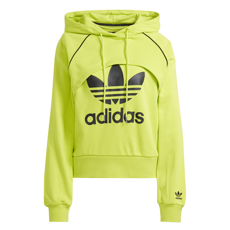 adidas - Sweat à capuche à grand logo Trèfle pour femme (IJ5013)