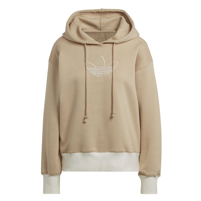 adidas - Sweat à capuche à broderie graphique Trèfle pour femme (HM1637)
