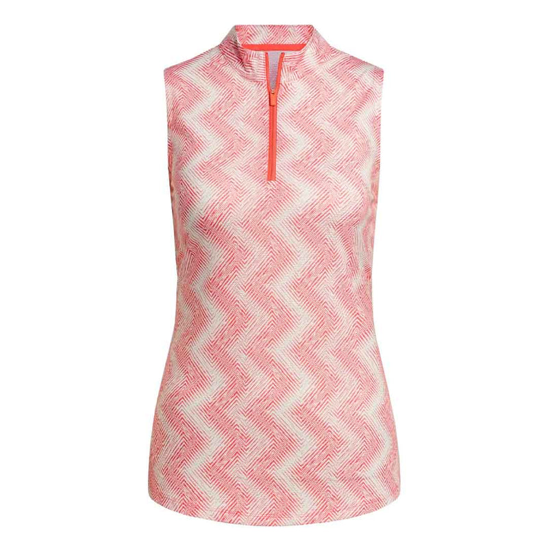 adidas - Women's Ultimate365 Ottoman Printed Sleeveless Polo (IP4233)