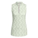 adidas - Women's Ultimate365 Ottoman Printed Sleeveless Polo (IP8689)