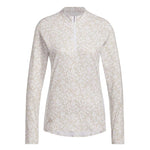 adidas - Women's Ultimate365 Printed 1/4-Zip Mock-Neck Polo (HT1232)