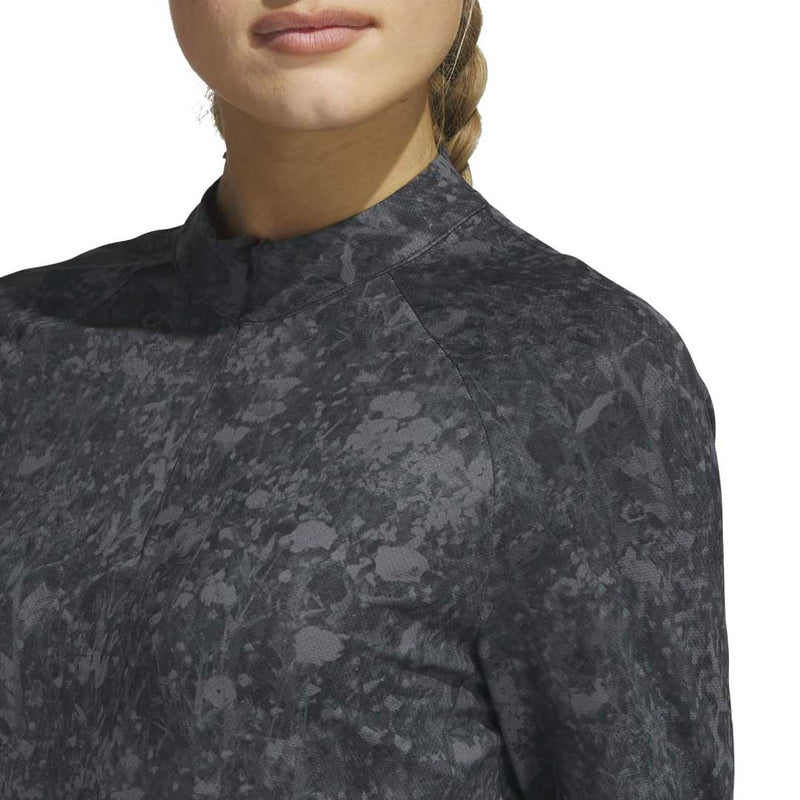 adidas - Women's Ultimate365 Tour Long Sleeve Printed Golf Polo (HT1228)